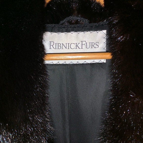 Full pelt, full-length 100% ranch mink coat - Picture 6 of 8